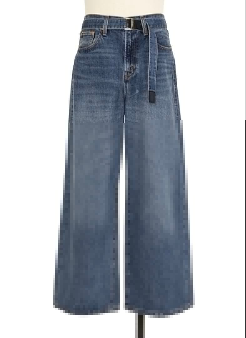 USED 4NEW SACAI X LEVI'S:registered: MEN'S BLUE DENIM JEANS UNUSED thumbnail 24