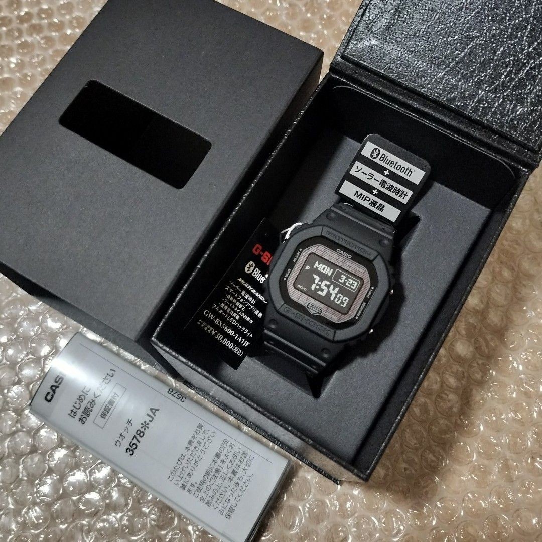 Casio G-Shock GW-BX5600-1A1JF Bluetooth Solar Radio Black Square