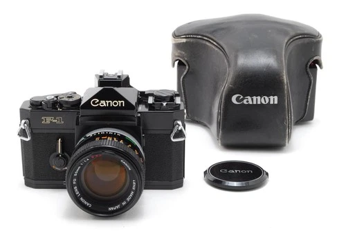 [N MINT] Canon F-1 Early SLR Film Camera FD 50mm f1.4 S.S.C. SSC Lens From JAPAN