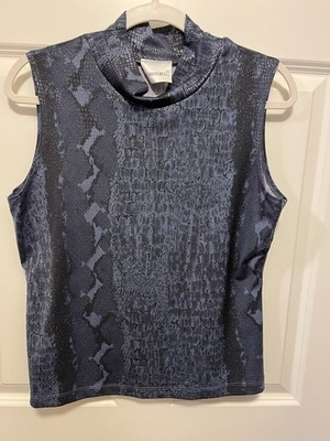Fashion Bug Women s Sleeveless textured  design Top Size small 