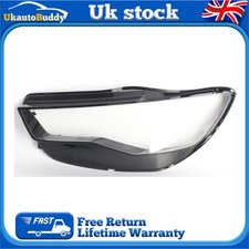 For Audi A6 C7 2015-2018 Front Left Headlight Cover Headlamp Lens Clear Shell UK