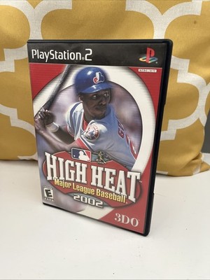 High Heat Major League Baseball 2002 (Sony PlayStation 2, 2001, 3DO) Complete