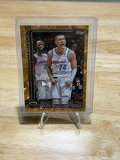 2025-26 Topps Herro Heat Catch Fire Gold /50 #284 South Beach Pair Sizzle 25/50