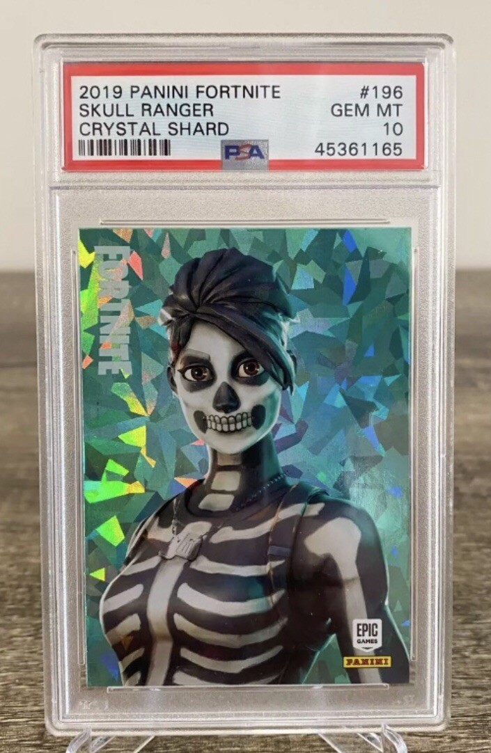 2019 PANINI FORTNITE SKULL RANGER CRYSTAL SHARD PSA10 USA