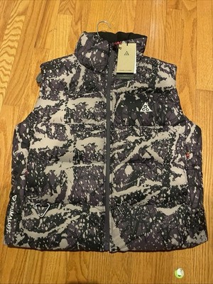 Nike Women's ACG Lunar Lake Therma-FIT ADV Vest Raisin Black Purple Size S Small
