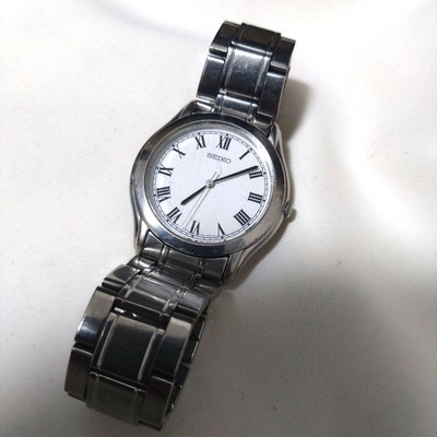 SEIKO White Roman Quartz Herrenuhr getestet authentische Modeuhr