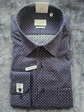 Eterna Comfort Fit Hemd Gr. 46 XXL Blau Gemus...