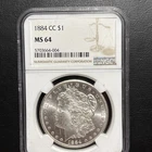 1884 CC Morgan Dollar NGC Certified MS64