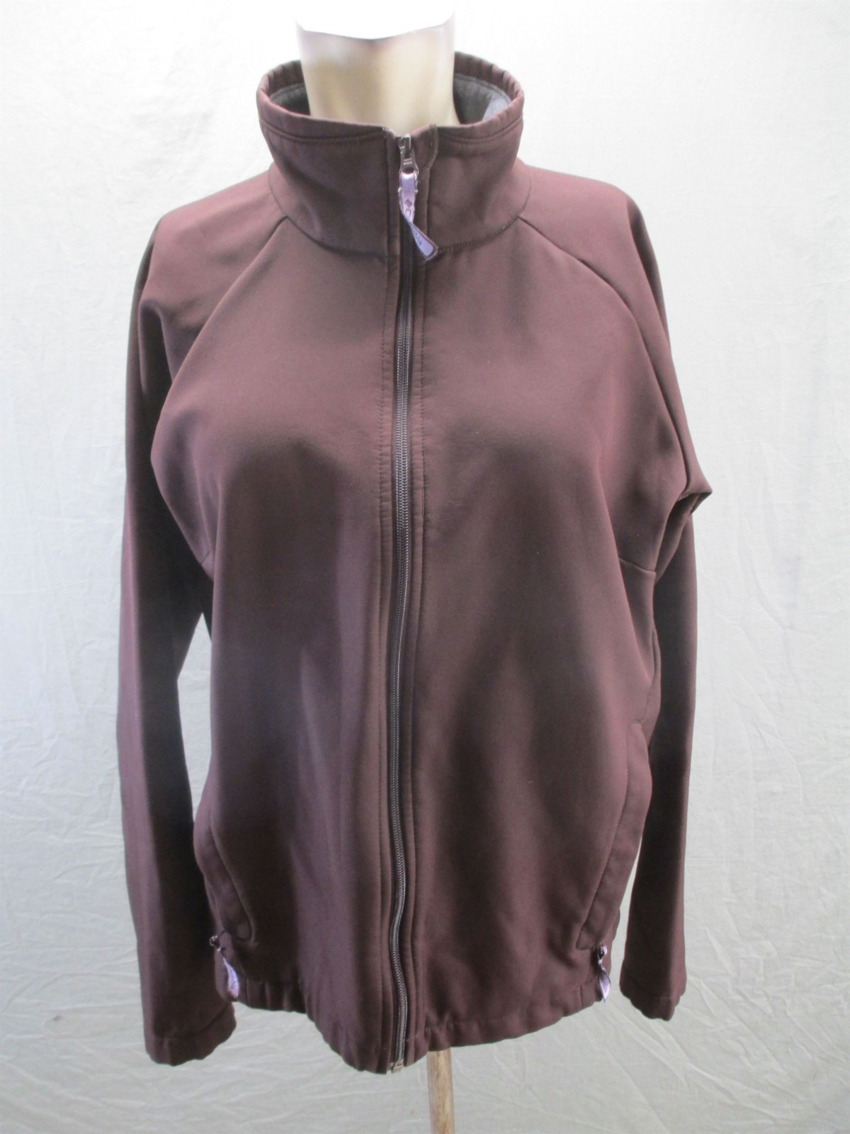 Columbia Size XL Womens Brown Soft Shell Full Zip Pockets Outdoor Jacket 921