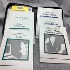 1998 Ford Expedition Owners Manual Collection With Case 1998 Ford Expedition Owners Manual Collection With Case