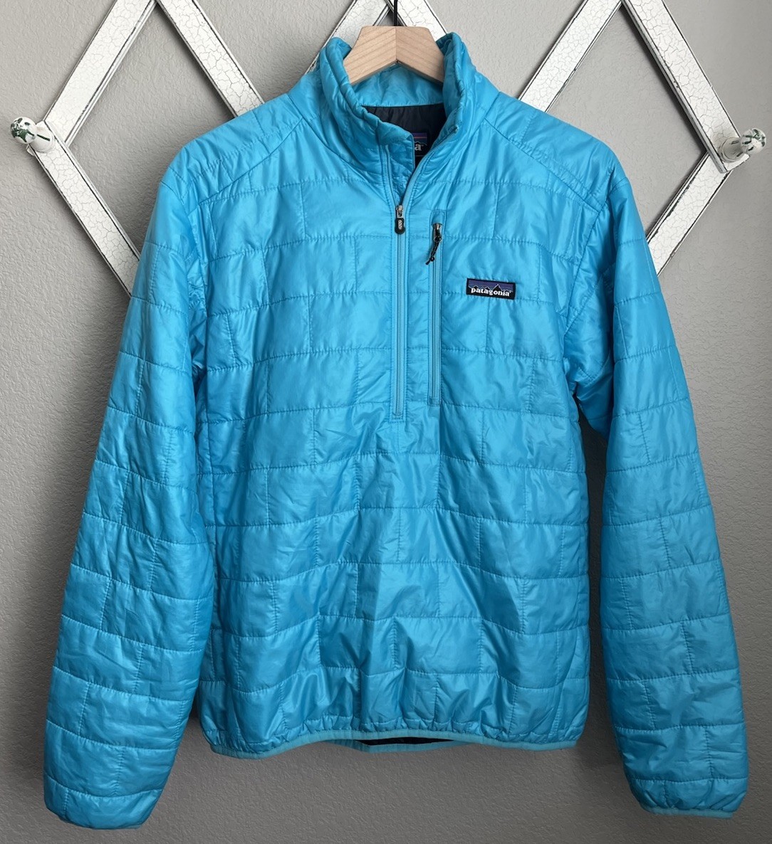 Patagonia Men's M Nano Puff Pullover Jacket Primaloft 84020 - Blue