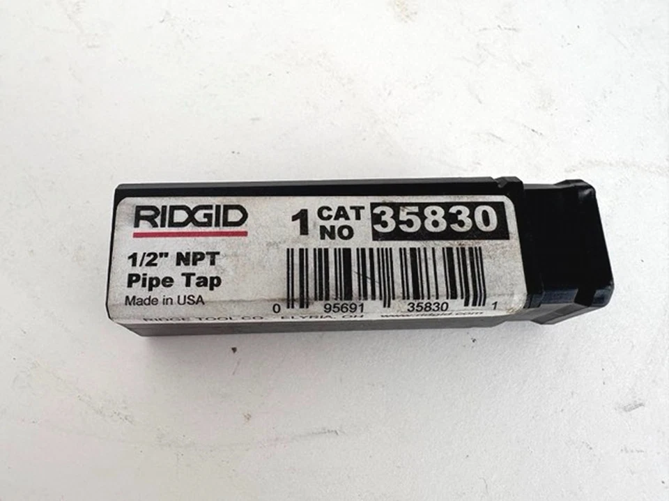 RIDGID 1/2" NPT Pipe Tap #35830 NEW Made in USA - Image 2 of 4