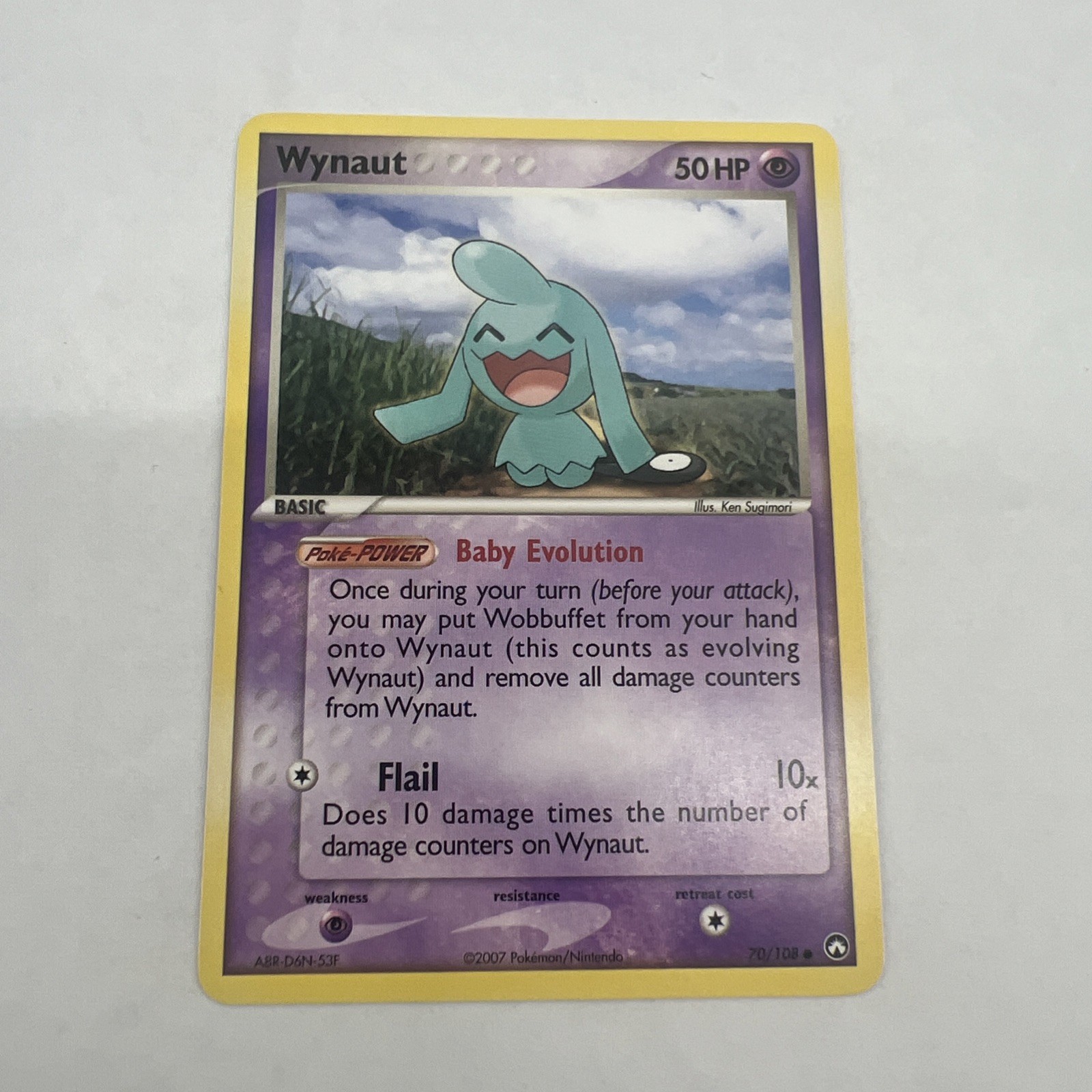 2007 Pokemon TCG  Wynaut 70/108 Ex Power Keepers Near Mint Fresh