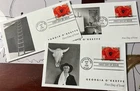 SET OF 3 GEORGIA O'KEEFFE SANTA FE NEW MEXICO MUSEUM OFFICIAL FDC