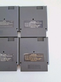 Lot Of 6 Nintendo NES Games W/ Replacement Labels; Castlevania III, Donkey Kong