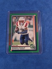 2025 Panini Donruss - Demario Douglas #199 Press Proof Green