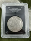 1886 - O Morgan Silver Dollar $1- New Orleans Mint–Circulated 90%