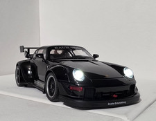 Porsche 911 Rwb Rauh-welt Black Diecast Model Car Opening Doorshood 124 Scale Porsche 911 Rwb Rauh-welt Black Diecast Model Car Opening Doorshood 124 Scale