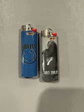 Nirvana Janis Joplin Rock legends series BIC Lighters brand new unused lot of 2