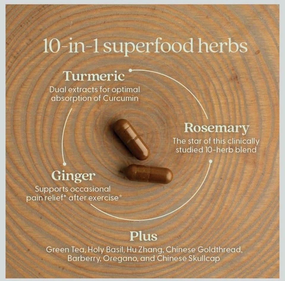 Новая глава Zyflamend травяное обезболивающее - воспаление подвижности суставов 120 капсул - Изображение 2 из 4