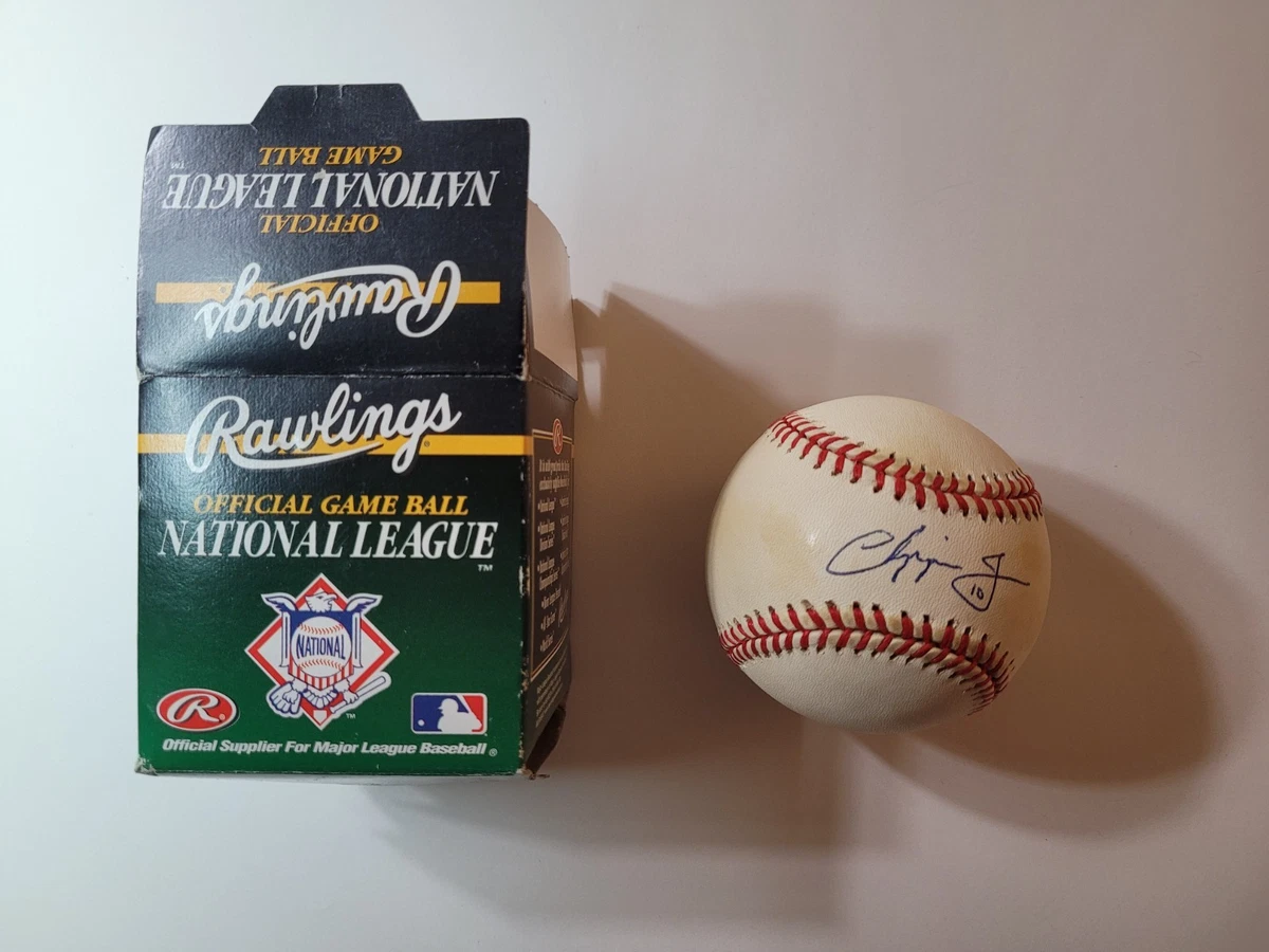 Chipper Jones Atlanta Braves Original Autographed Baseball MLB