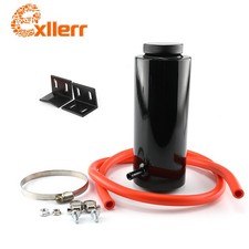 Radiator Coolant Aluminum Oil Catch Tank Overflow Reservoir Bottle Universal Bk Radiator Coolant Aluminum Oil Catch Tank Overflow Reservoir Bottle Universal Bk