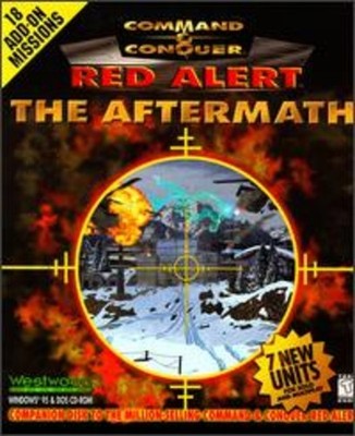 Command & Conquer Red Alert The Aftermath PC CD futuristic strategy game add-on!