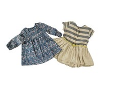 Zara Baby Lot Dresses Sizes 6-9 Months  9-12 Months Button Up Stripes  Floral