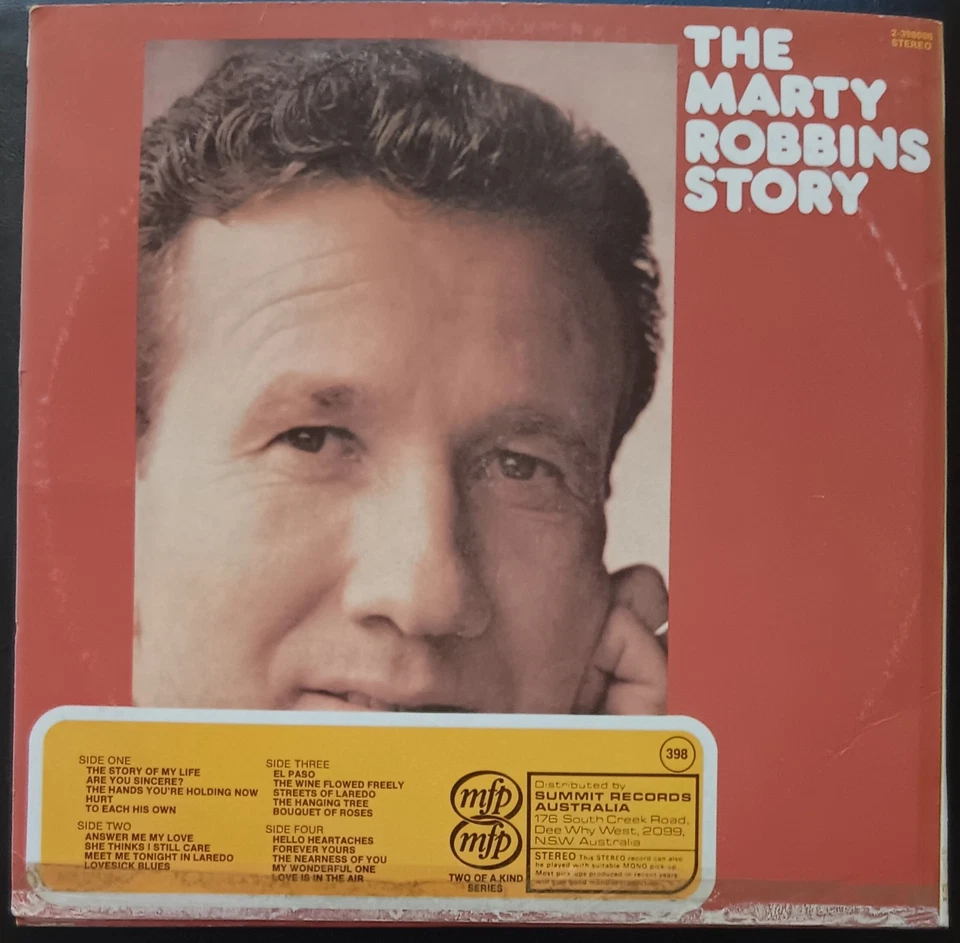 The Marty Robbins Story - double LP record excellent, cover VG - Image 2 of 3