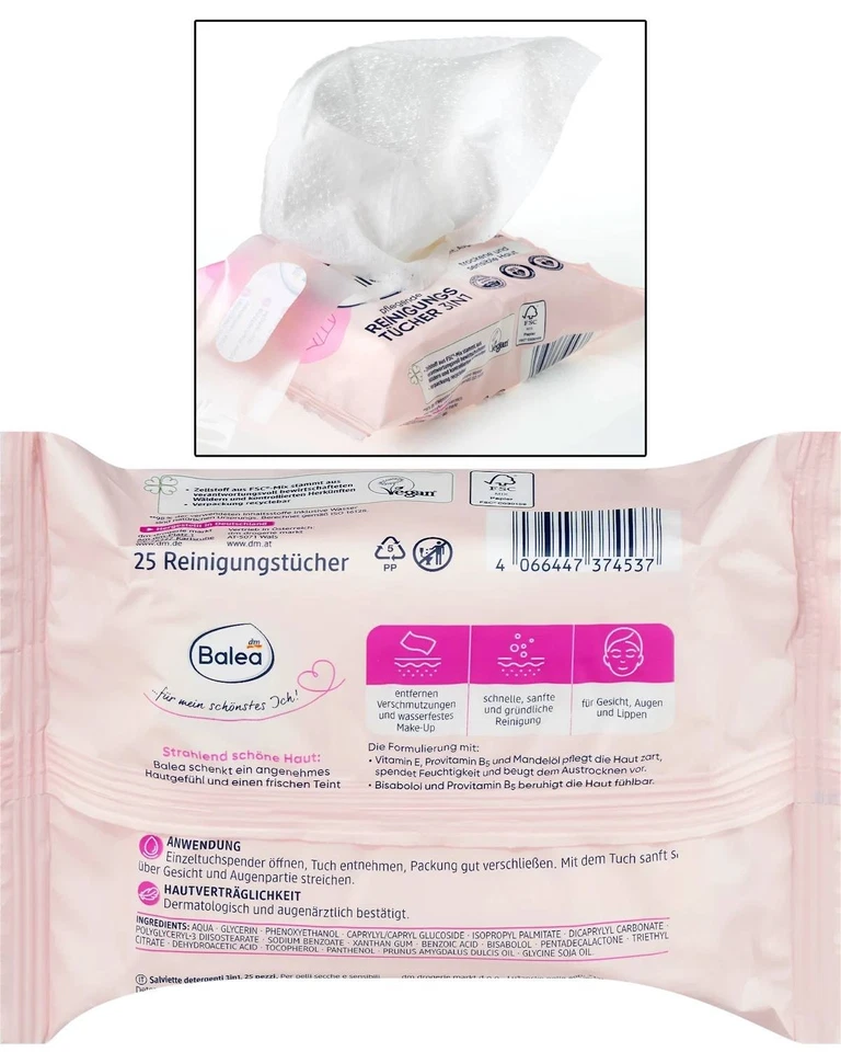 1 x Trockenshampoo 6in1, 200 ml + 8 x Abschminktücher Pflegend 3in1, 25 St - Bild 3 von 3