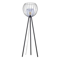 Stehlampe Dreibein Modern 179 Cm Hoch Metall Glas E27 Wohnzimmer Stehleuchte