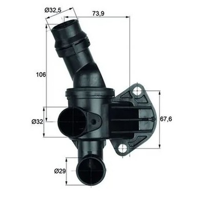 ORIGINAL  Mahle Thermostat, Kühlmittel für VW GOLF V PASSAT B6 Variant GOLF