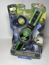 BEN 10 TEN ALIEN FORCE - OMNITRIX ILLUMINATOR WATCH! 30 IMAGES! DAMAGED BOX