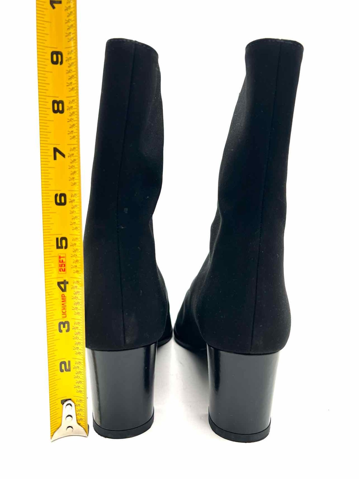 Stuart Weitzman Size 7.5 Black Solid Nylon Shoes … - image 4