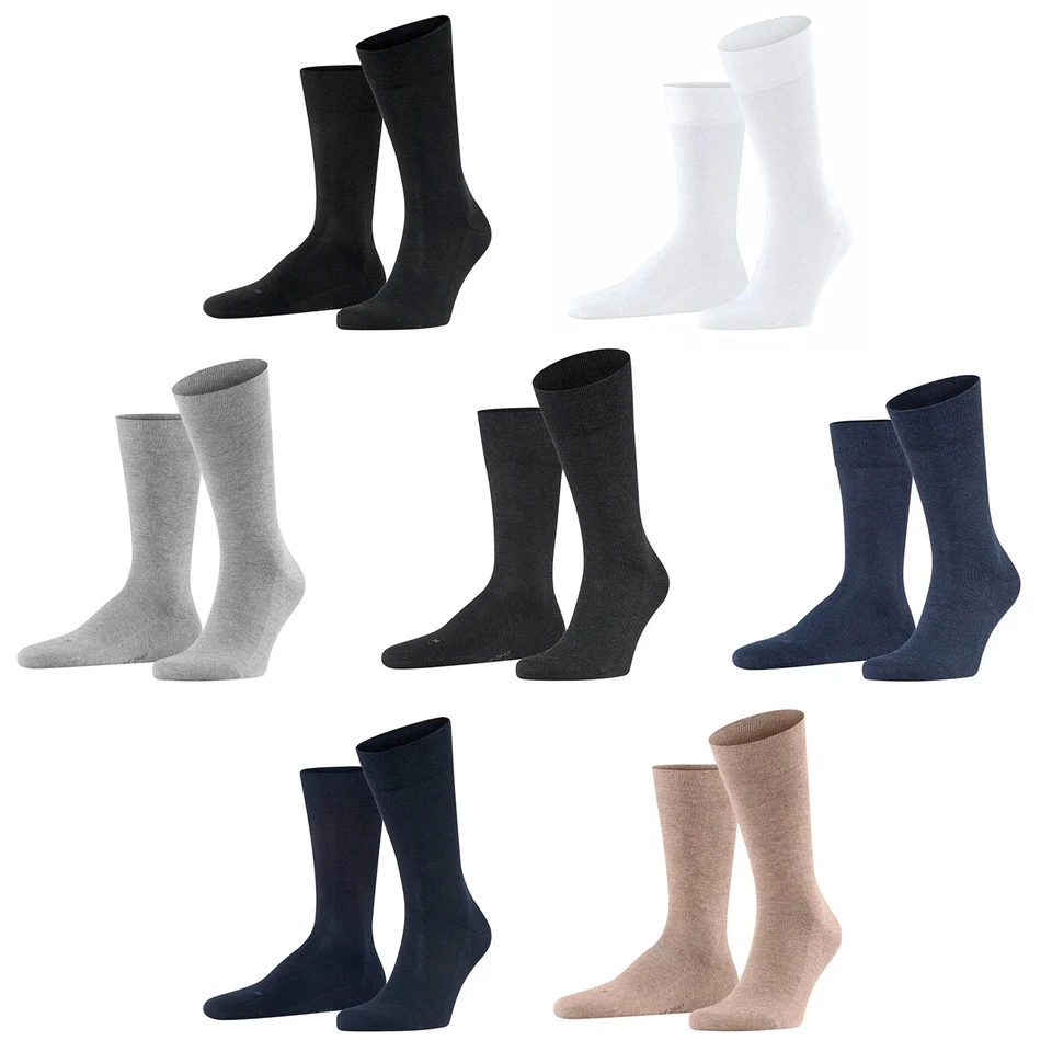 FALKE Herren Socken Multipack - Sensitive London, Strümpfe, Uni, Baumwollmisc... - Bild 1 von 4