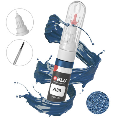 Lackstift A35 blau monacoblau für bmw autolack 2in1 BLU