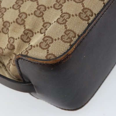 GUCCI GG Canvas Hand Bag Beige Gold 107757 Auth LNZ827 | eBay