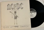 AC/DC Flick of the Switch - 1983 Atlantic 1st Press LP, Bob Ludwig Play-Test VG+