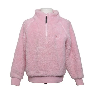 Hang Ten, Fleecepullover, Größe: 122/128, Pink, Einfarbig, Plüsch, Mädchen #UxK