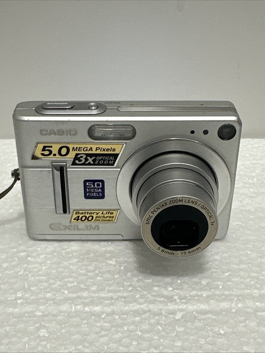 Casio EXILIM EX-Z55 5.0MP Digital Camera - Silver for sale Casio EXILIM EX-Z55 5.0MP Digital Camera - Silver for sale