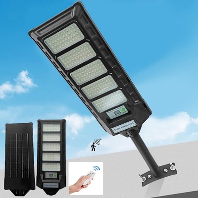 8000W Commercial LED Solar Street Lights Outdoor Dusk to Dawn Bright Lamp