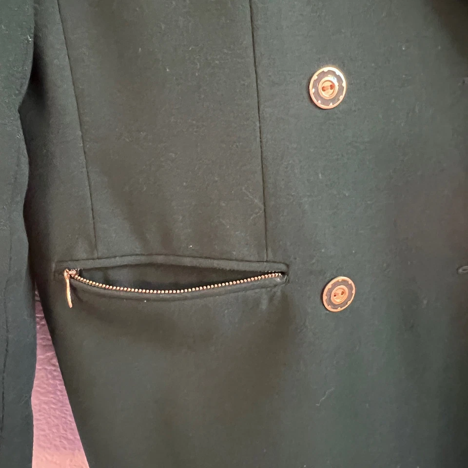 Kasper A.S.L. Conjunto de traje pantalón de 2 piezas de doble botonadura para mujer talla 8 verde oscuro Foto 4 de 4