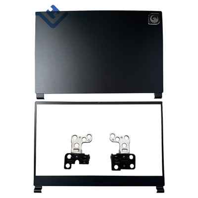 New MSI Delta 15 A5EFK MS-15CK 15.6 Blue LCD Back Cover Top Lid Bezel Hinges US