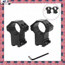 25.4mm Dove Scope Rings, High Profile Mount for 11 mm High, Black