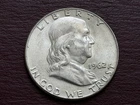 1962-D FRANKLIN HALF DOLLAR 90% SILVER .50¢ UNITED STATES   (A293)