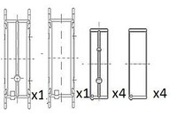 Neu - Fai Autoparts BM1068-025 Kurbelwellenlager FüR Hyundai Kia