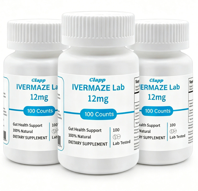 3Pack IVERMET Tablets – 12 mg,100 Tablets, 99% Purity Digestive Supplement