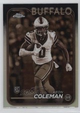 2024 Topps Chrome Rookies Sepia Refractor Keon Coleman #209 Rookie RC 1n2d