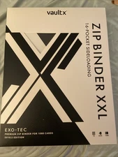 Pokemon 16 Pocket Vault X 10.5 Black Bolt & White Flare Binder - hold 1088 Cards