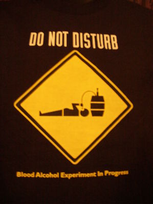 -SALE!- '' Do Not Disturb Blood Alcohol Experiment In Progress'' beer keg tshirt 